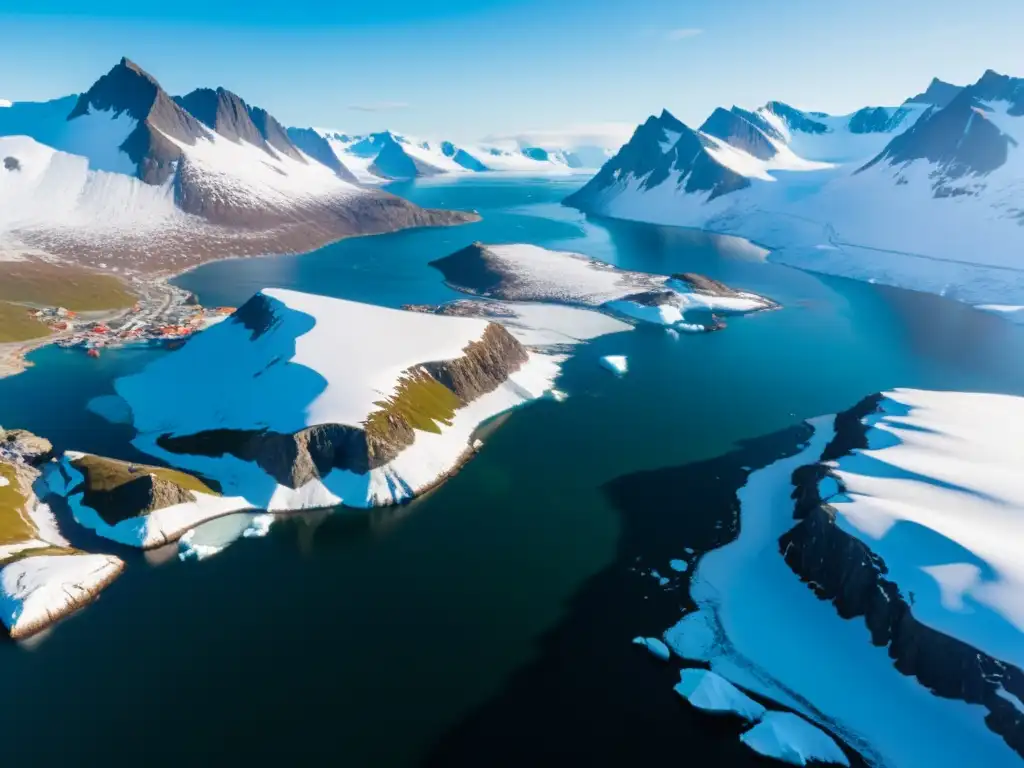 Antiguos asentamientos vikingos perdidos en Groenlandia, entre montañas nevadas y fiordos helados