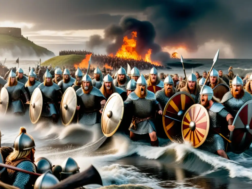 Reconstrucción digital de una batalla vikinga con aplicaciones estrategia militar vikinga