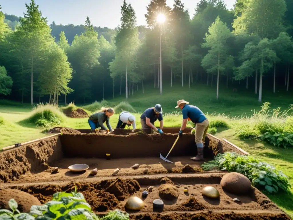 Emocionante caza de artefactos vikingos en Suecia, arqueólogos descubren tesoros ancestrales entre la vegetación