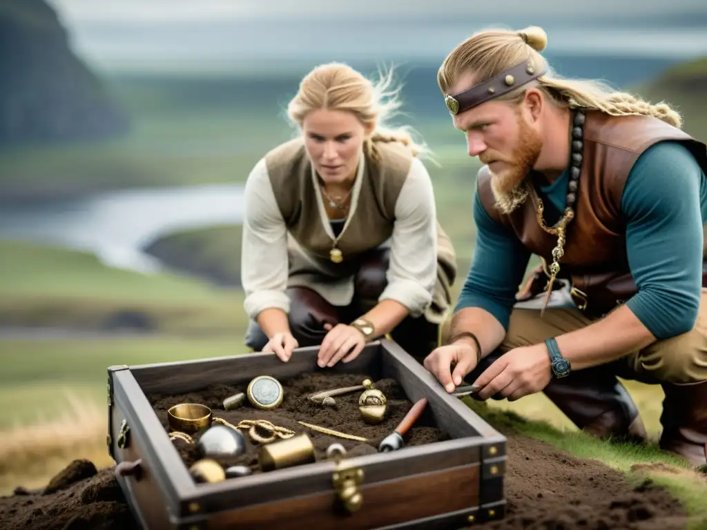 Emocionante descubrimiento de joyas vikingas en un tesoro oculto