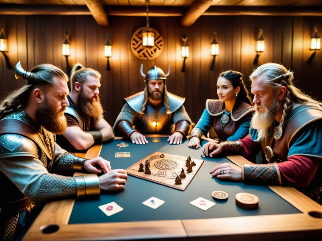 Un emocionante juego de mesa vikingo educativo en una ambientación misteriosa y acogedora