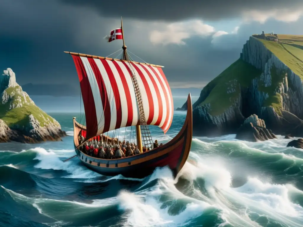 Un épico viaje vikingo en un mar tormentoso