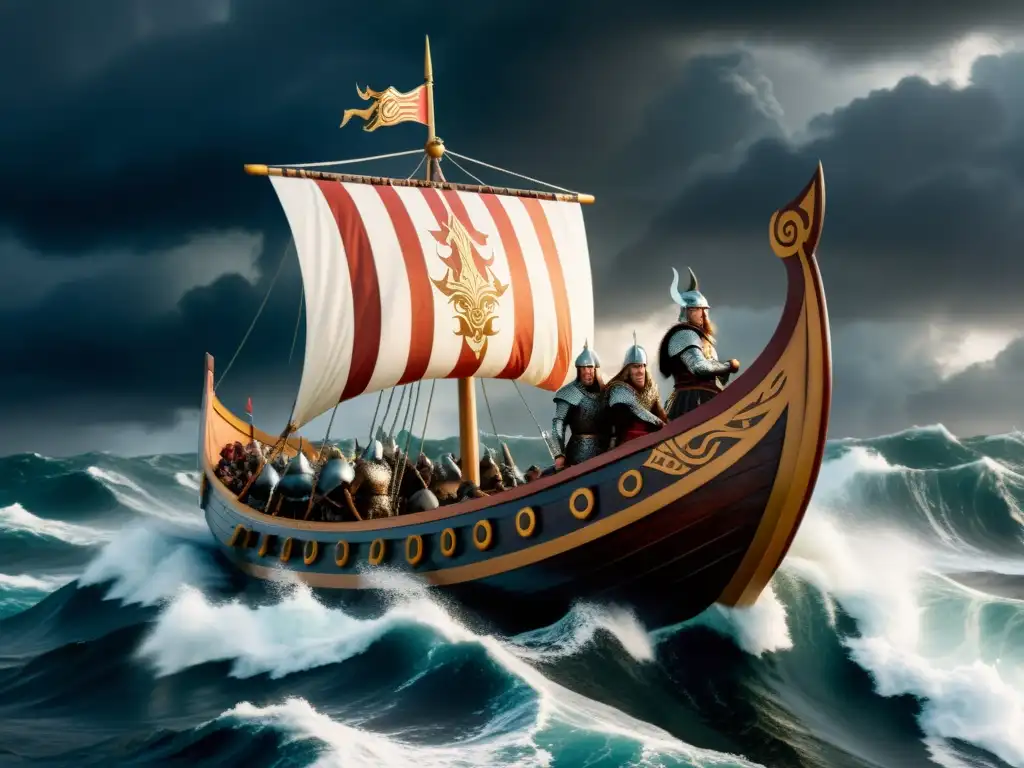 Un épico viaje vikingo entre tormentas y mitología: sagas vikingas épicas y mitología