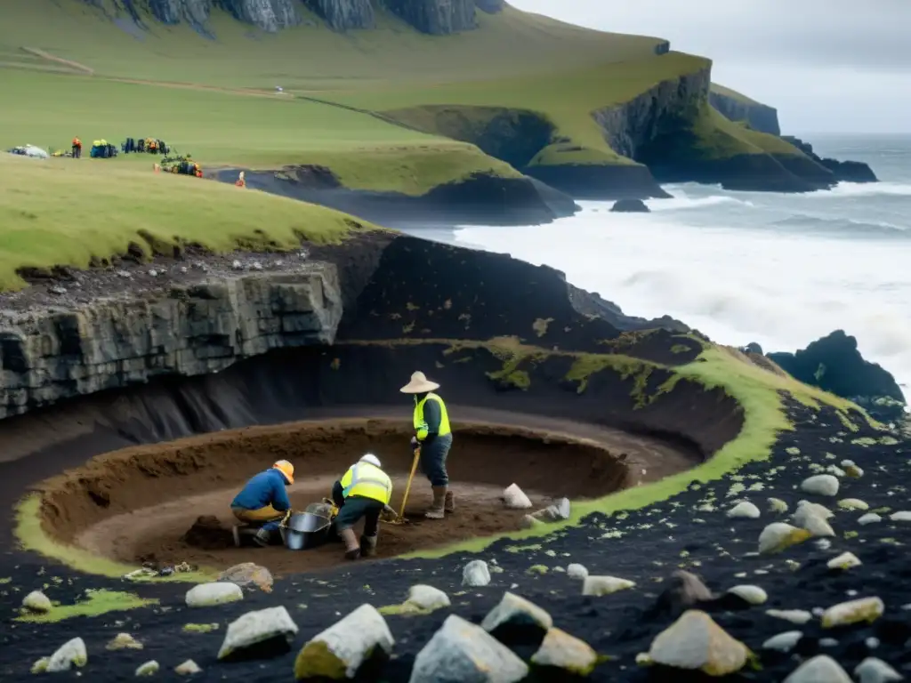 Equipo de arqueólogos desentierra historia vikinga en dramático paisaje costero