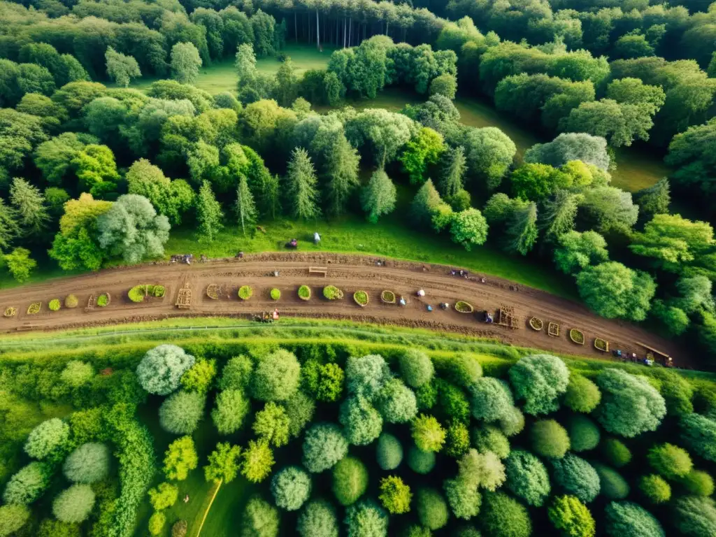 Un equipo de arqueólogos excava un sitio funerario vikingo en un extenso bosque sueco