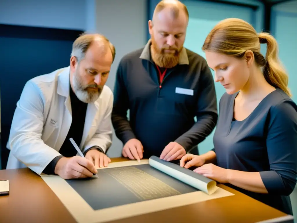 Un equipo de conservadores utiliza tecnología de rayos X para preservar manuscritos vikingos, revelando textos e ilustraciones ocultos