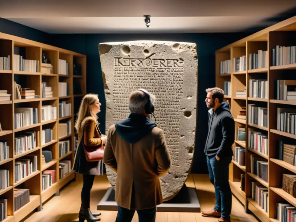 Un equipo diverso de investigadores descifra mensajes vikingos con música en una sala llena de misterio y antigüedades