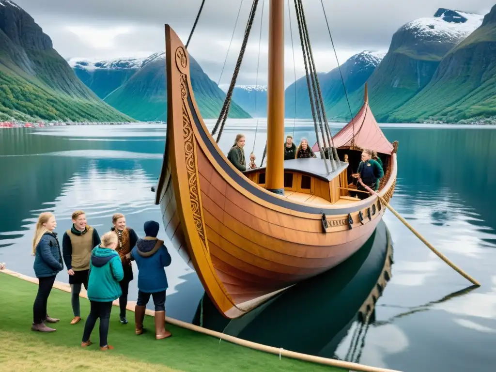 Estudiantes vikingos exploran estrategias educativas inspiradas en expediciones vikingas