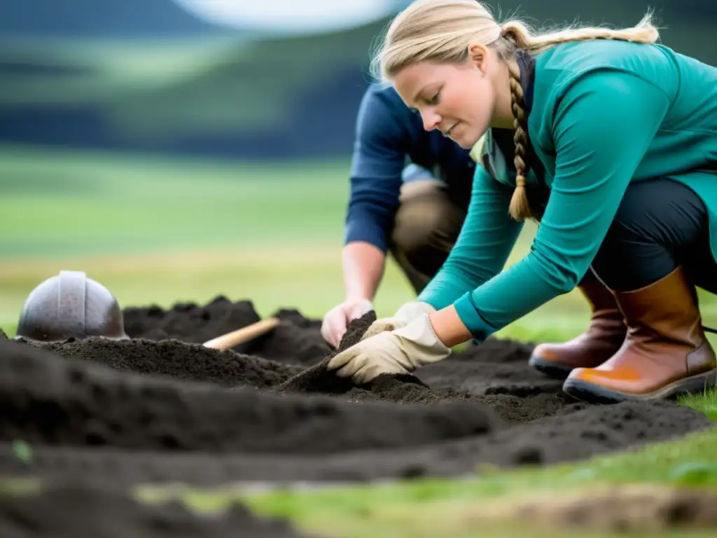 Descubrimiento arqueológico en excavación vikinga, destacando roles de concubinas en sociedad nórdica