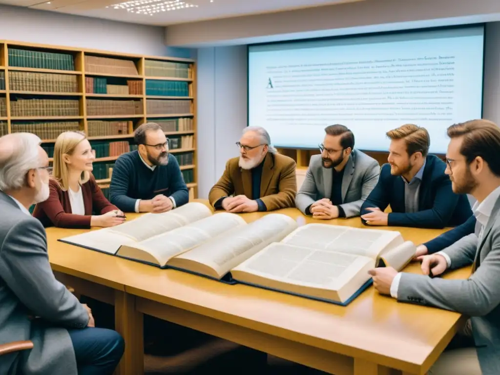 Grupo de lingüistas e historiadores discuten sobre manuscritos nórdicos antiguos con técnicas modernas de pronunciación