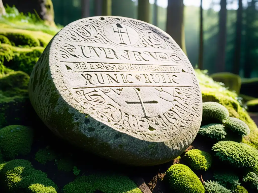 Runestone en Jelling: místico significado tallado en piedra, conectando pasado y presente