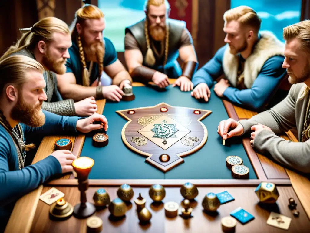 Jugadores crean personajes inolvidables en juego de mesa vikingo con detalle y pasión