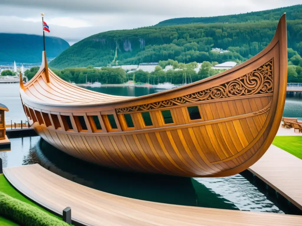 Descubre el legado vikingo en la arquitectura europea del Museo del Barco Vikingo en Oslo, Noruega