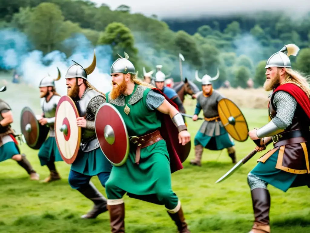 Interpretación moderna de textos sagrados vikingos en festival de recreación