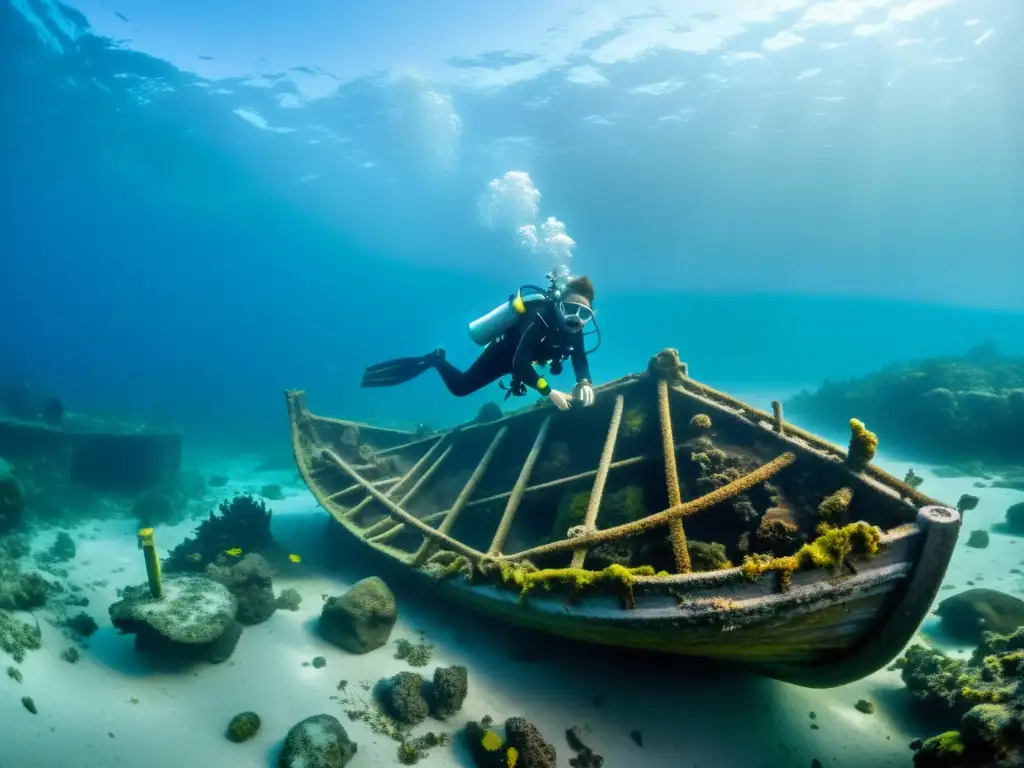 Descubre los secretos de barcos vikingos hundidos en una exploración submarina llena de misterio y tesoros dorados