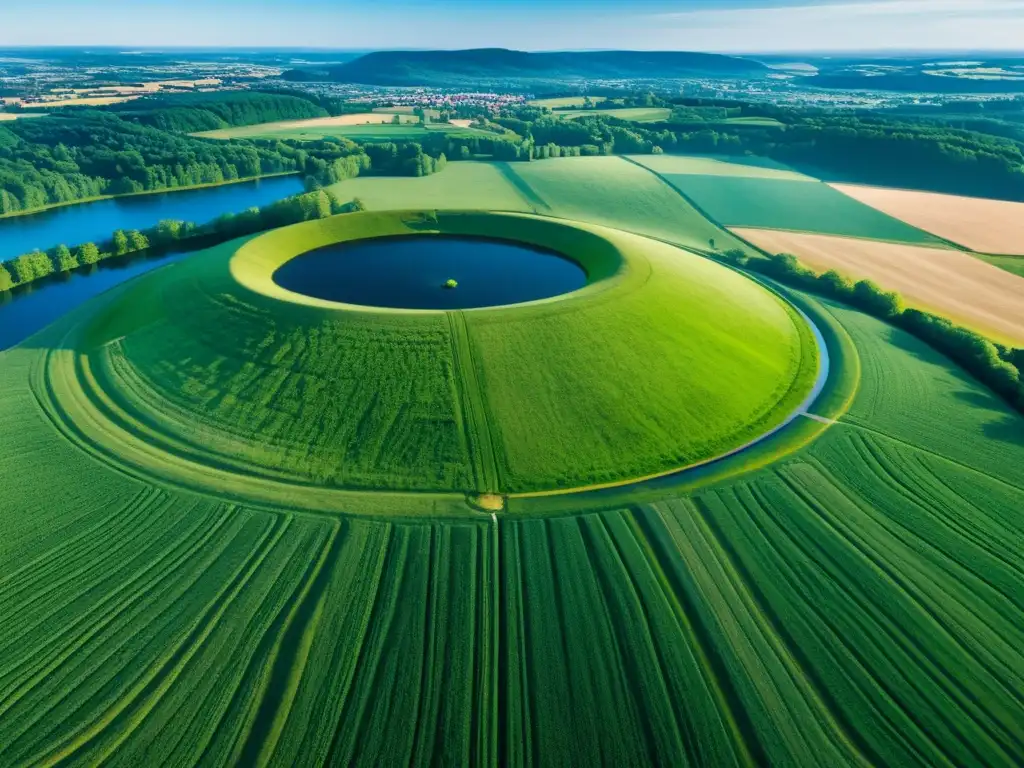 Valle de los Reyes Vikingos en Uppsala: misteriosos túmulos rodeados de campos verdes y cielo azul