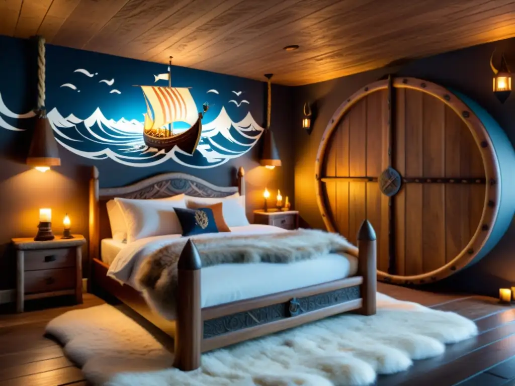 Decoración vikinga para dormitorio infantil: una habitación acogedora inspirada en vikingos, con detalles auténticos y ambiente aventurero