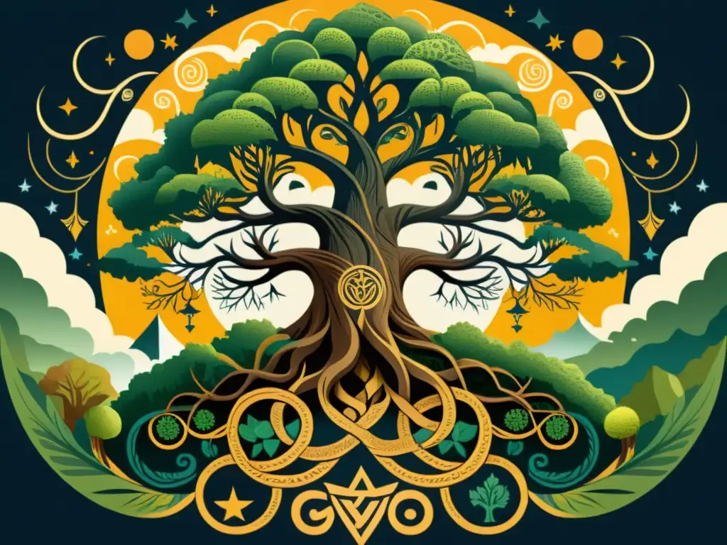 Yggdrasil, la majestuosa representación de la mitología vikinga en todo su esplendor